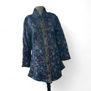 Quilted Floral Jacket